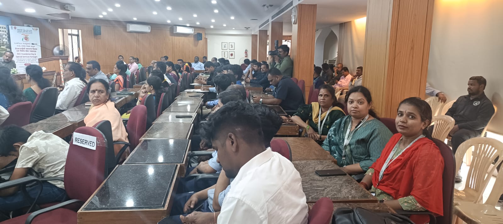 ESIC Seminar Hall Attendees